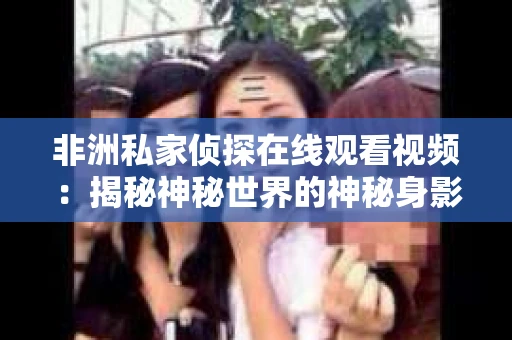 非洲私家侦探在线观看视频：揭秘神秘世界的神秘身影