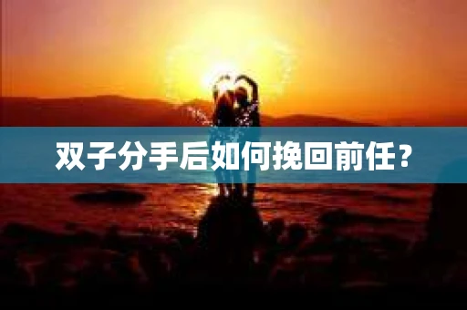 双子分手后如何挽回前任？