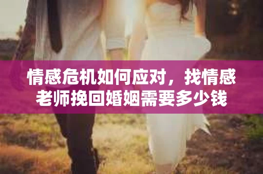情感危机如何应对，找情感老师挽回婚姻需要多少钱