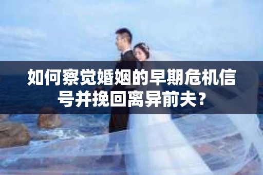 如何察觉婚姻的早期危机信号并挽回离异前夫？
